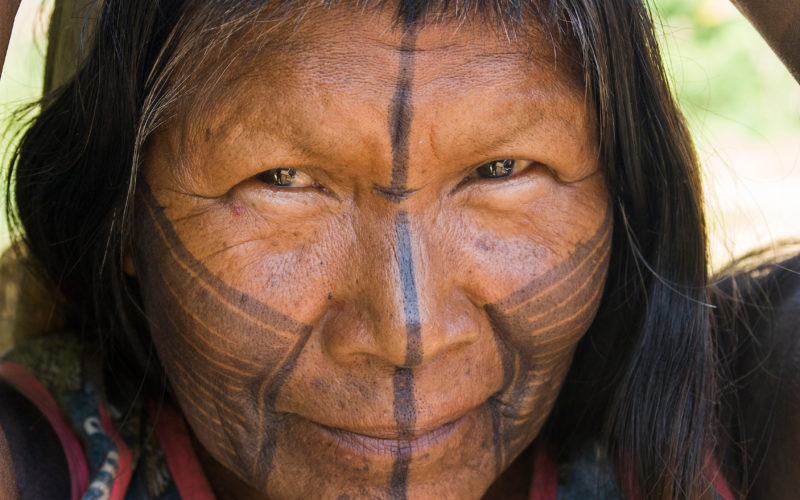 Pará State, Brazil. Aldeia Moikarako. Ngerkingho Kayapo.