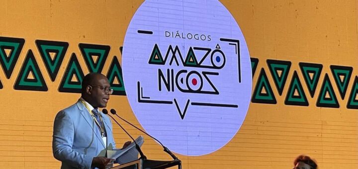 Ministro Silvio Almeida em debate sobre desenvolvimento sustentável