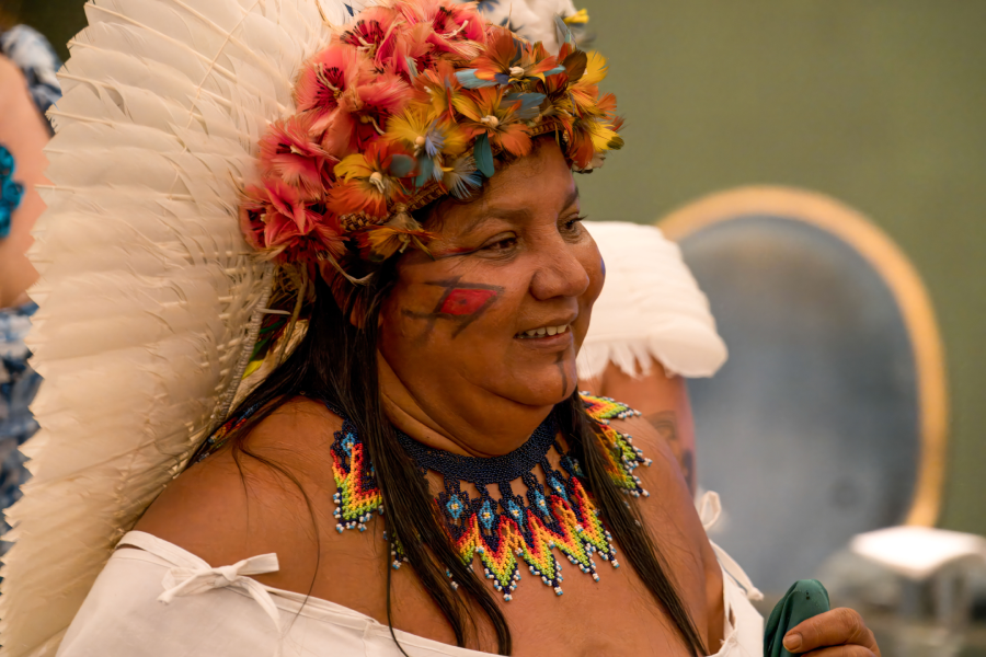 Maria Flor Guerreira, indígena da etnia Pataxó. Foto: Marcos Cólon