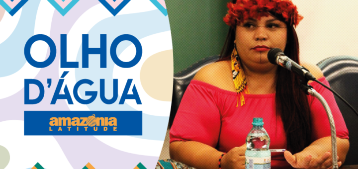 Vanessa Terena, psicóloga indígena. Foto: Vanessa Terena / Arquivo pessoal. Arte: Fabrício Vinhas