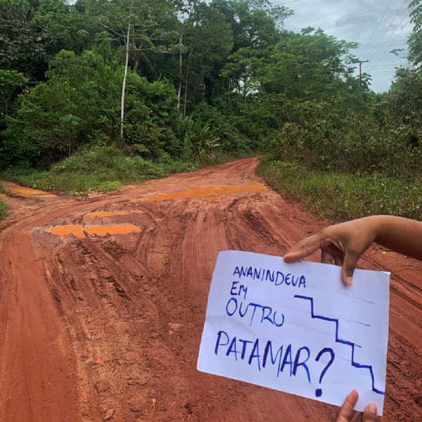 Estrada do Abacatal. Foto: Quilombo do Abacatal.