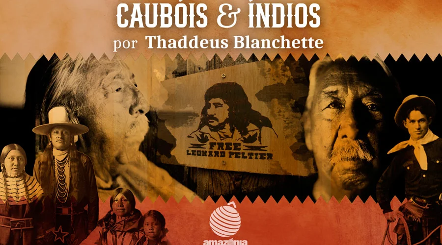 Leonard Peltier, o preso político mais famoso dos Estados Unidos. Fotos: Shane_Balkowitsch/Wikimedia Commons; Karpov.