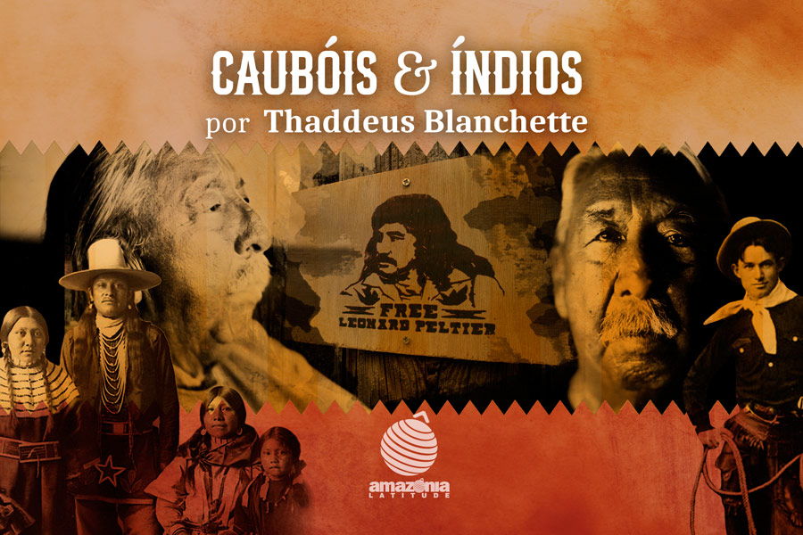 Leonard Peltier, o preso político mais famoso dos Estados Unidos. Fotos: Shane_Balkowitsch/Wikimedia Commons; Karpov.