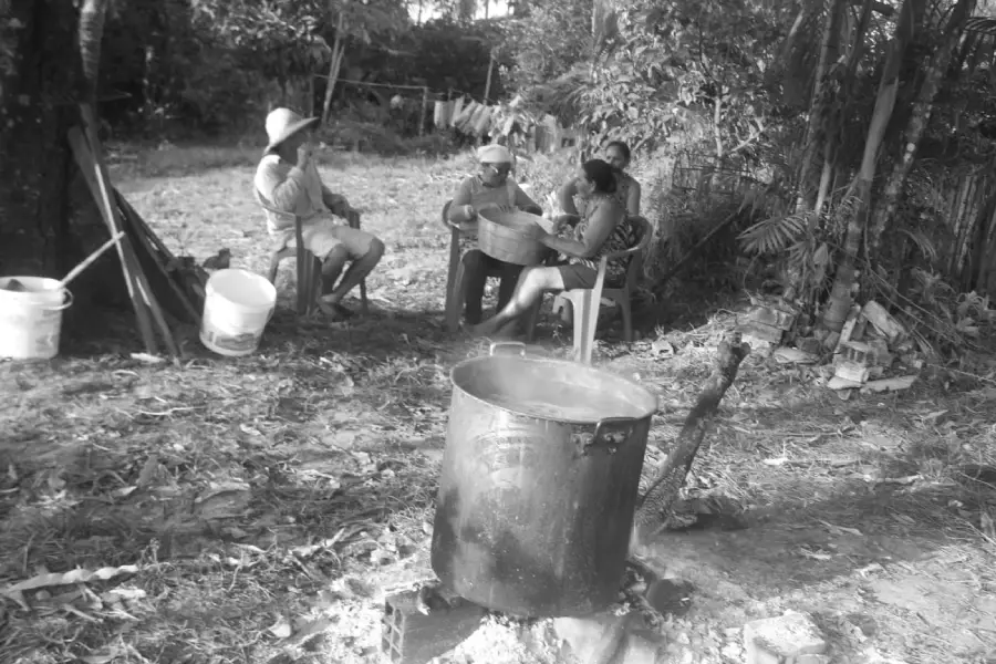 A espera da mandiocaba: a cozinha como território de encontros, memórias e do tempo profundo que molda a cultura alimentar amazônida. Foto: Miguel Picanço/Acervo pessoal.