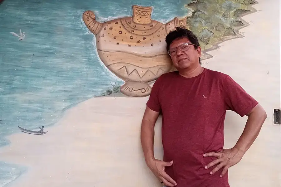 Carlos Alves, militante do MTV, defende que a "narrativa do desenvolvimento" por meio das infraestruturas é uma "grande mentira" que causa danos ambientais. Foto: Acervo pessoal de Carlos Alves.