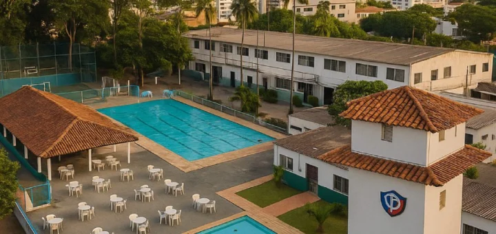 Pará Clube, um dos clubes que será transformado em alojamento para a COP30. Foto: Divulgação.