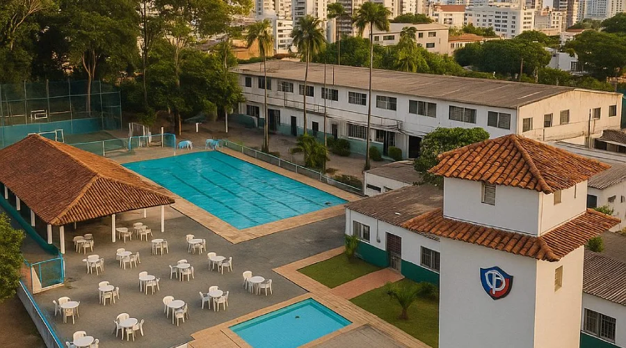 Pará Clube, um dos clubes que será transformado em alojamento para a COP30. Foto: Divulgação.
