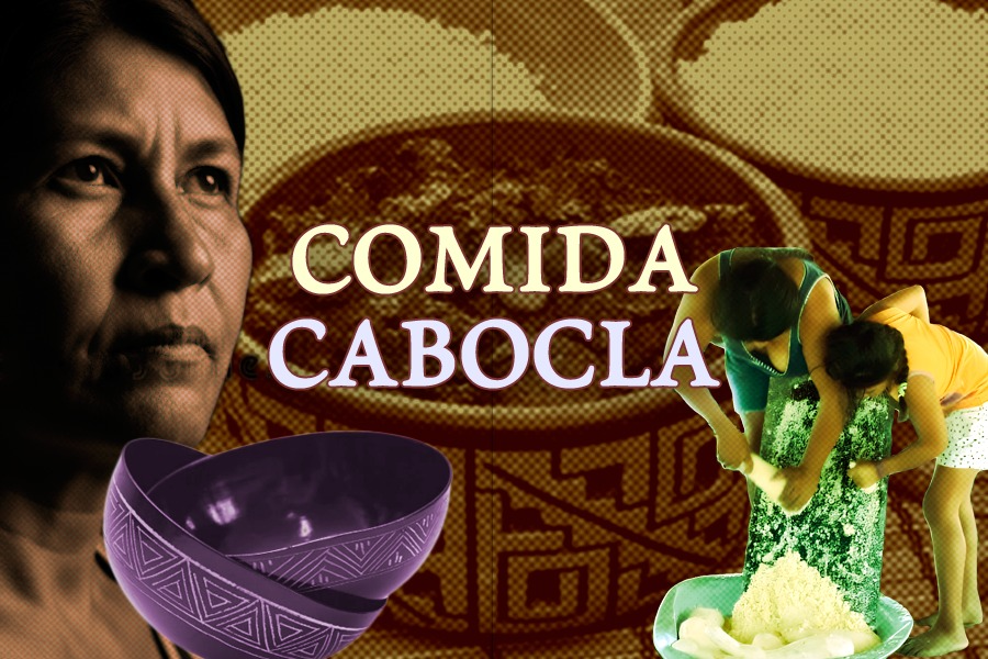 Comida Cabocla é a nova coluna da Revista Amazônia Latitude, assinada por Miguel Picanço. Arte: Fabrício Vinhas.