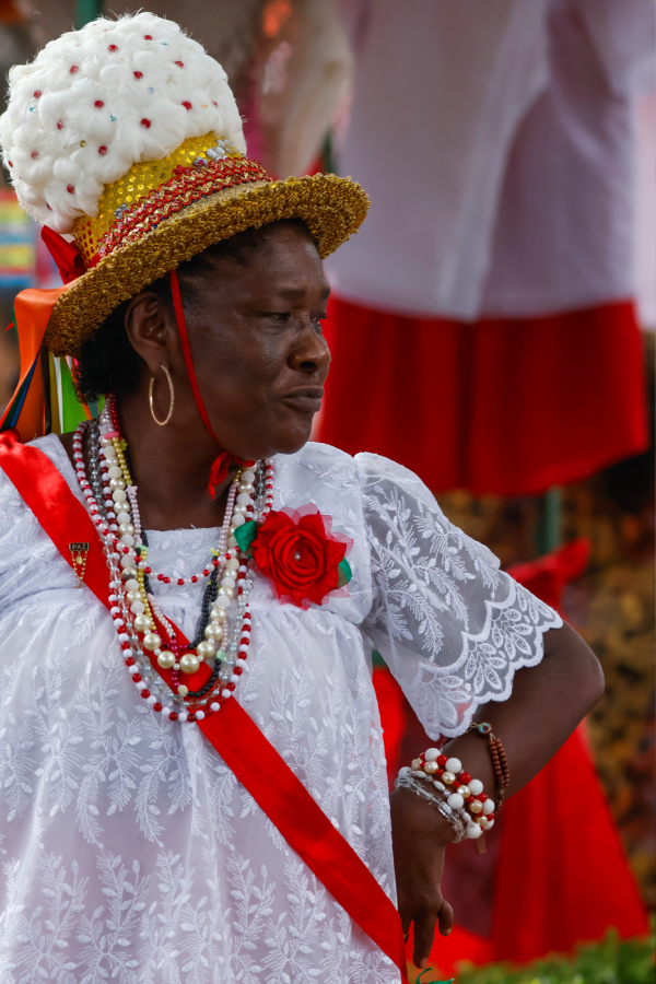 Maruja participa da Marujada de São Benedito. Foto: Oswaldo Forte/Amazônia Latitude.