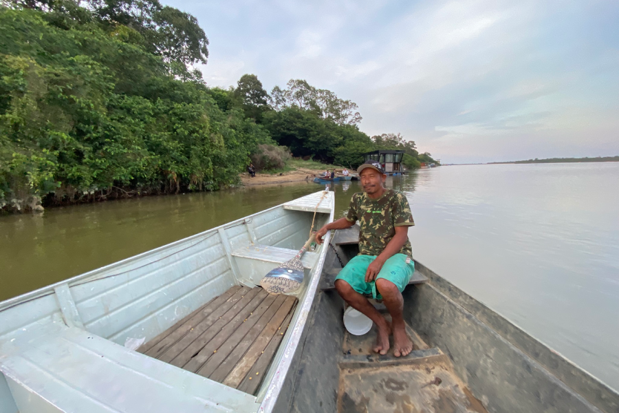 Sandro Cruz, 43 anos. Foto: Felipe Medeiros/Amazônia Latitude.