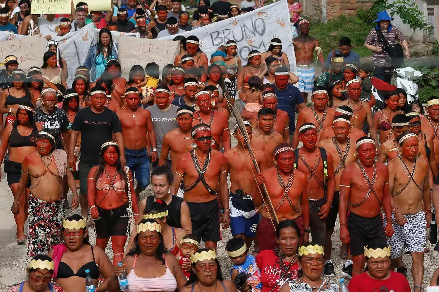 Diplomacia insurgente: povos indígenas e comunidades tradicionais reivindicam o papel de sujeitos políticos na decisão sobre o destino de seus territórios. Foto: Edmar Barros/Amazônia Latitude.