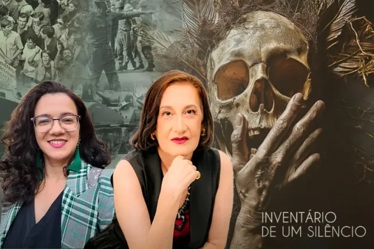 Inventário de um silêncio, uma obra necessária sobre as marcas profundas da repressão e a resistência através da literatura na Amazônia contemporânea. Arte: Loan Bastos/Amazônia Latitude.