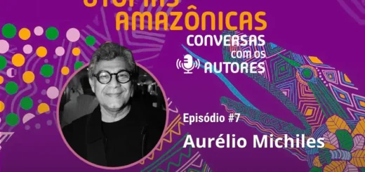 No sétimo episódio do LatitudeCast, o cineasta e documentarista Aurélio Michiles discute a urgência do cinema decolonial e propõe a utopia como o "esperançar das descobertas" diante das ruínas deixadas pelas invasões predatórias na Amazônia. Arte: Revista Amazônia Latitude.
