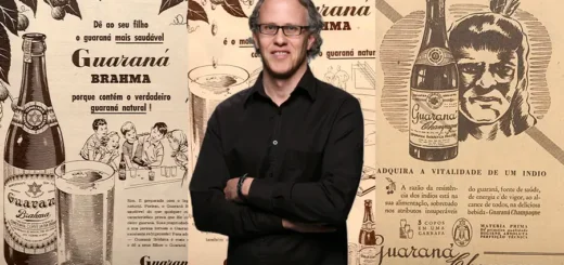 O historiador Seth Garfield destrincha como a transformação da planta sagrada em refrigerante de massa operou sob a lógica do apagamento da ciência indígena e do racismo ambiental. Arte: Loan Basto/Revista Amazônia Latitude.
