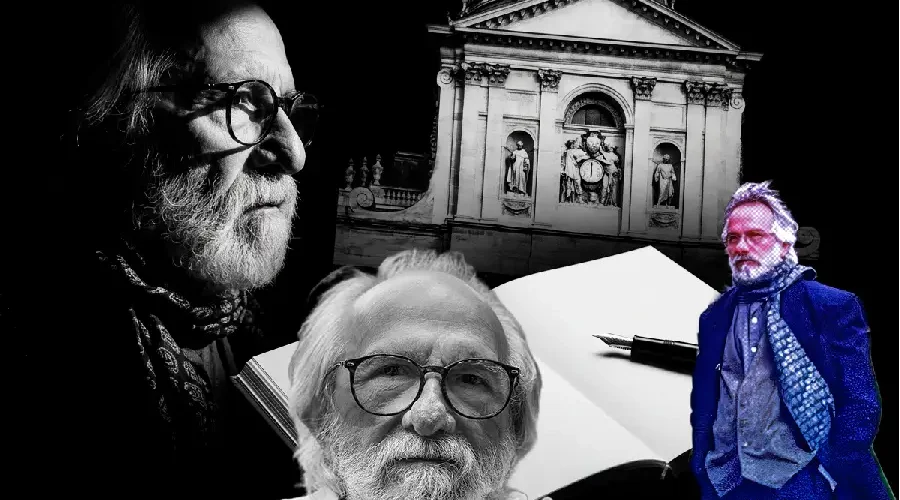 Arquivo pessoal de João de Jesus Paes Loureiro em Paris, 1983, e registros de Marcos Colón em Belém, décadas e cidades diferentes, atravessadas pelo mesmo poeta.