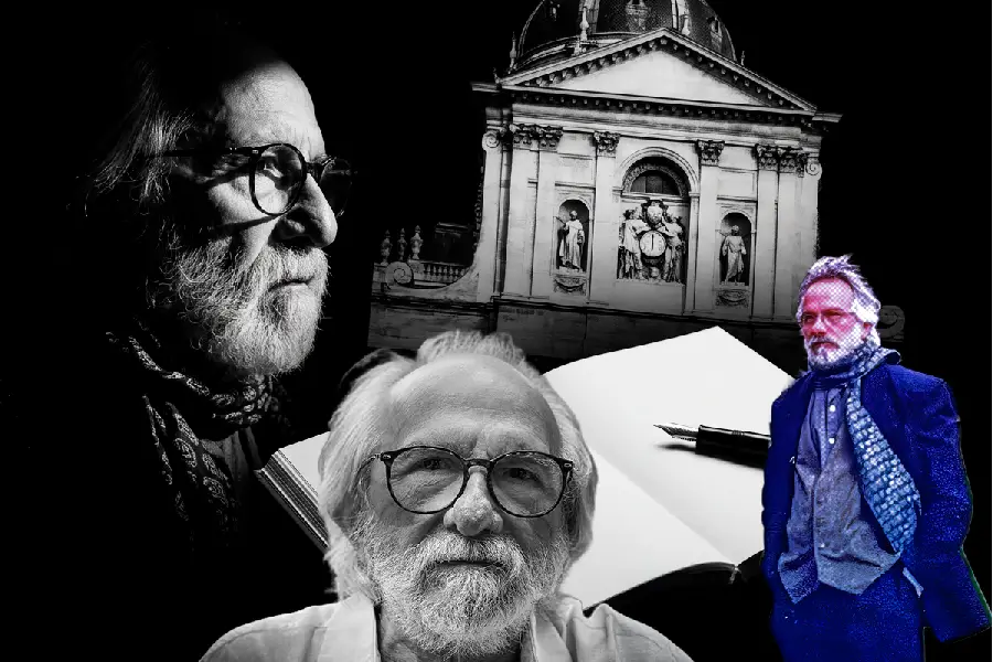 Arquivo pessoal de João de Jesus Paes Loureiro em Paris, 1983, e registros de Marcos Colón em Belém, décadas e cidades diferentes, atravessadas pelo mesmo poeta.