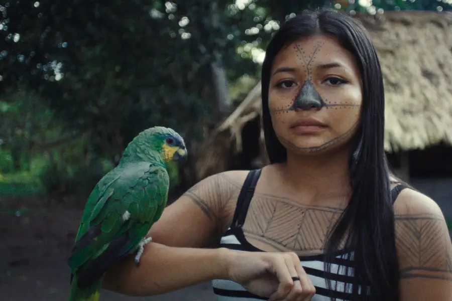 Cena de Katô: Sonhos da Terra Escura, um dos destaques do Filmambiente 2026. Na bacia do Tapajós, o povo Munduruku enfrenta não apenas a contaminação da água pelo mercúrio do garimpo, mas a ruptura da memória ancestral que une os corpos ao território. Foto: Divulgação / Katô.